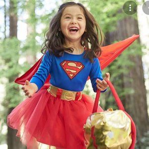 Pottery Barn Kids Supergirl Costume 4-6T